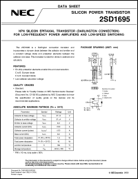 Click here to download 2SD1695 Datasheet