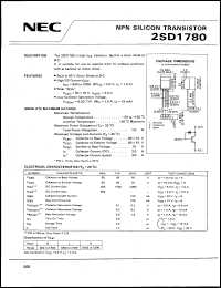 Click here to download 2SD1780 Datasheet