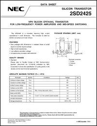 Click here to download 2SD2425 Datasheet