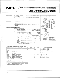 Click here to download 2SD986 Datasheet