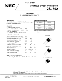 Click here to download 2SJ602-Z Datasheet