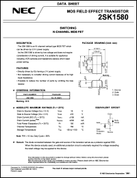 Click here to download 2SK1580 Datasheet