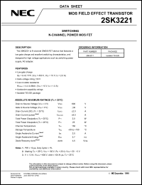 Click here to download 2SK3221 Datasheet