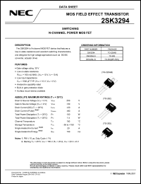 Click here to download 2SK3294 Datasheet