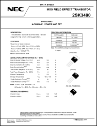 Click here to download 2SK3480-Z Datasheet