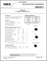 Click here to download 2SK3511-Z Datasheet