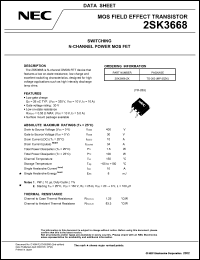 Click here to download 2SK3668 Datasheet