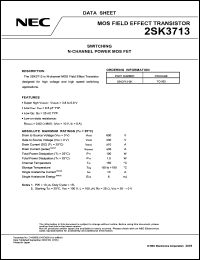 Click here to download 2SK3713 Datasheet