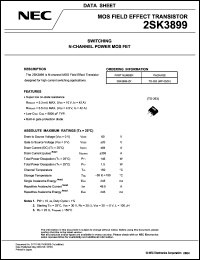 Click here to download 2SK3899 Datasheet