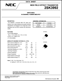 Click here to download 2SK3992-ZK Datasheet