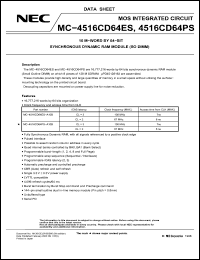 Click here to download MC-4516CD64PS Datasheet