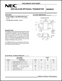 Click here to download NE68939 Datasheet