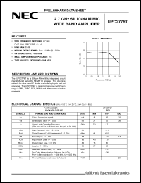 Click here to download UPC2776 Datasheet