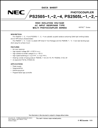 Click here to download PS2505L Datasheet