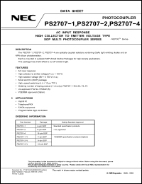 Click here to download PS2707 Datasheet