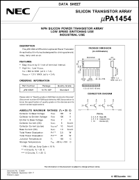 Click here to download UPA1454 Datasheet