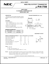 Click here to download UPA1708 Datasheet