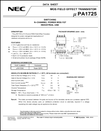 Click here to download UPA1725G Datasheet