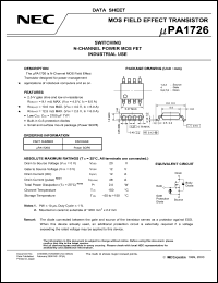 Click here to download UPA1726G Datasheet