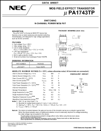 Click here to download UPA1743 Datasheet