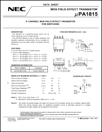 Click here to download UPA1815 Datasheet