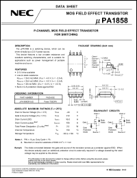 Click here to download UPA1858 Datasheet