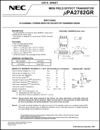 Click here to download UPA2782 Datasheet