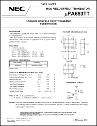 Click here to download UPA653 Datasheet