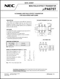 Click here to download UPA675T Datasheet