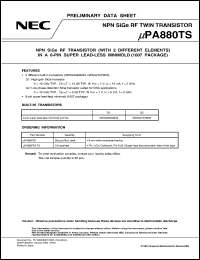 Click here to download UPA880TS-T3 Datasheet