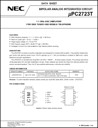 Click here to download UPC2723T-E3 Datasheet