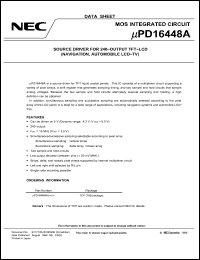 Click here to download UPD16448AN Datasheet
