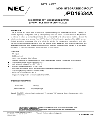 Click here to download UPD16634AN Datasheet