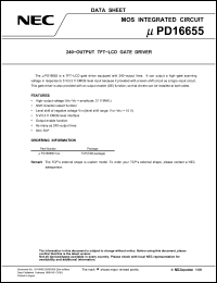 Click here to download UPD16655N Datasheet