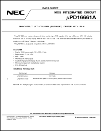 Click here to download UPD16661A Datasheet