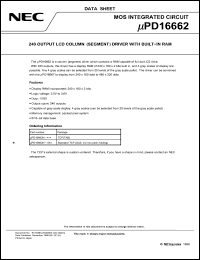 Click here to download UPD16662 Datasheet