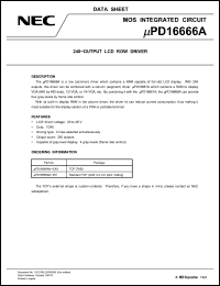 Click here to download UPD16666AN Datasheet