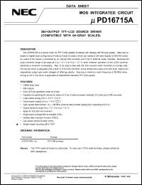 Click here to download UPD16715AN Datasheet