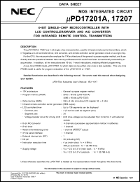 Click here to download UPD17207GF Datasheet