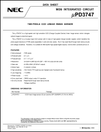 Click here to download UPD3747 Datasheet