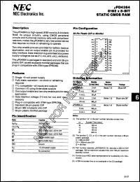 Click here to download UPD4364G-15 Datasheet