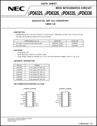 Click here to download UPD6336 Datasheet