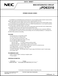 Click here to download UPD63310 Datasheet