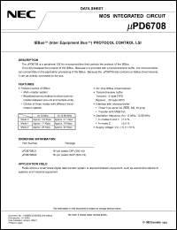 Click here to download UPD6708 Datasheet