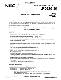 Click here to download UPD720101 Datasheet