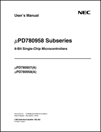 Click here to download UPD780957 Datasheet