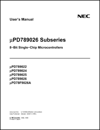 Click here to download UPD789024 Datasheet