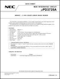 Click here to download uPD3725AD Datasheet