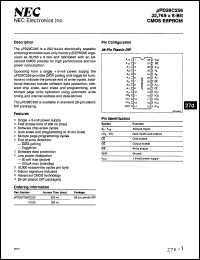 Click here to download UPD28C256CZ20 Datasheet