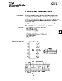 Click here to download UPD2716D2 Datasheet